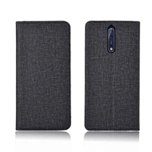 Luxury PU leather phone bag credit card slot holder for Nokia 8 magnetic flip cover coque for Nokia 8.1 phone case funda capa