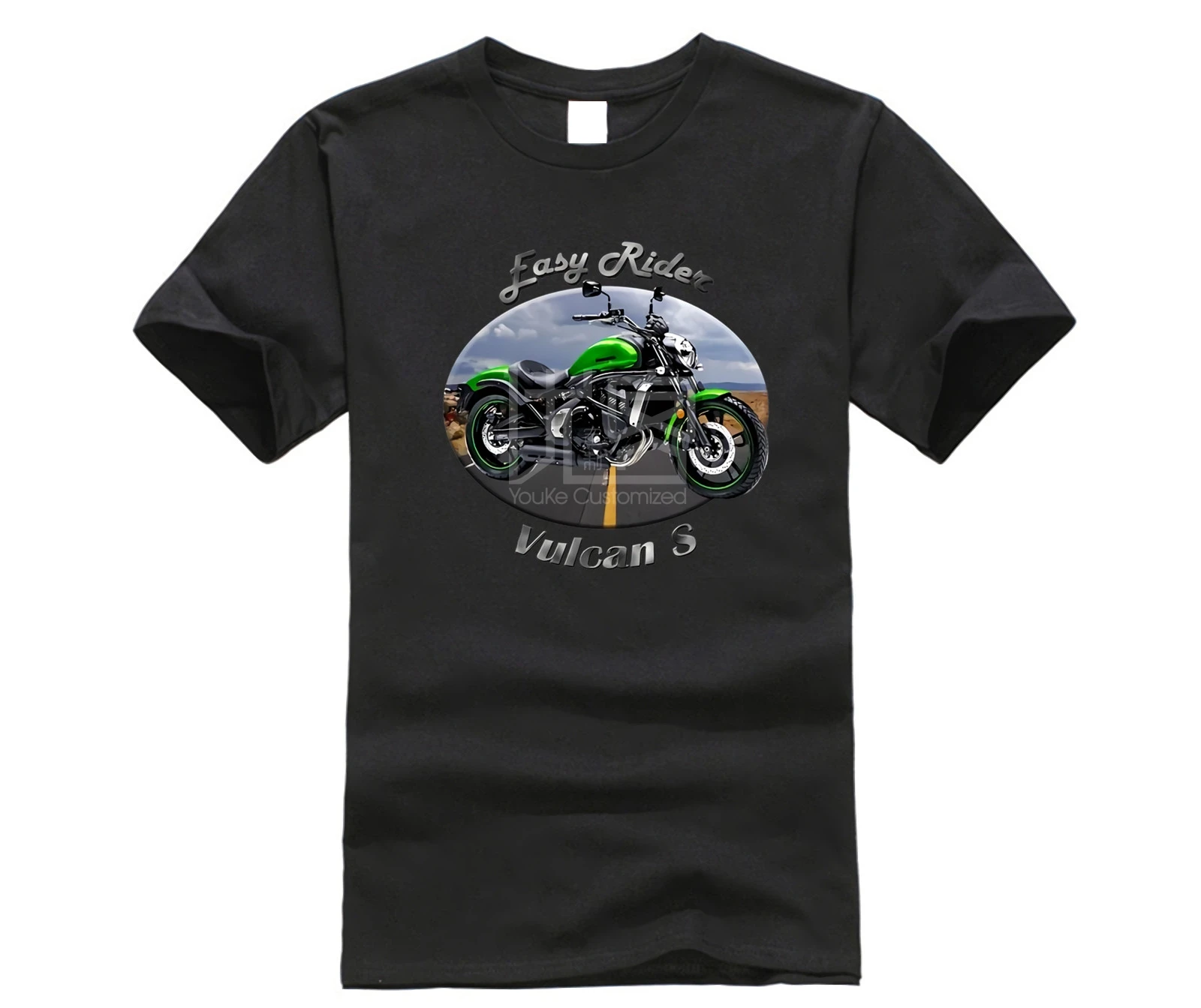 

2019 Summer Fashion Men Tee Shirt Japanese Motorcycle Vulcan S Easy Rider Men`s T-Shirt