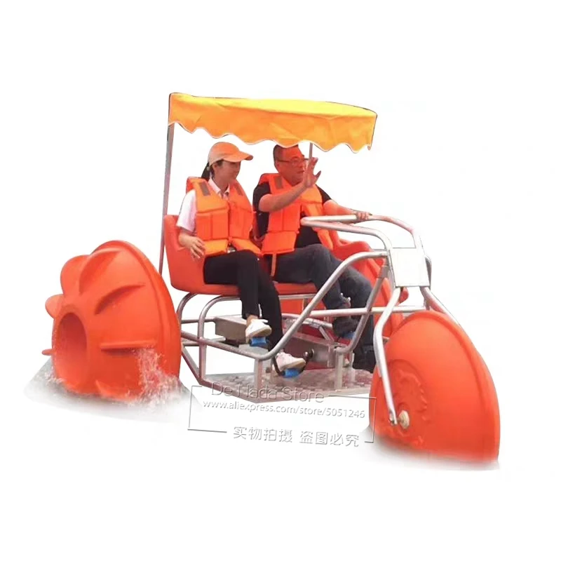 Water Sports Amusement Park Equipment Children Adults 3 Wheels Aqua Water Tricycle Bicycle Bike Water Pedal Boat Trike stopper pedal 1pcs for ssangyong rodius stavic kyron actyon sports korando c brake light switch gasket clutch lock cushion