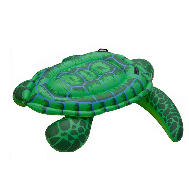 PVC Thicken Big Tortoise Floating Water Pad Mat Adult Inflatable Swimming Bed Water Animal Mount Summer Outdoor Sports Toys