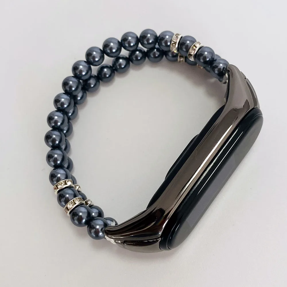 Stretchy Strap for Xiaomi Mi Band 6 Mi5 Bracelet for Women Mi Band 5/4/3 Wristband Accessories Miband Watchband Jewelry Elastic Stretchy Strap for Xiaomi Mi Band 6 Mi5 Bracelet for Women Mi Band 5/4/3 Wristband Accessories Miband Watchband Jewelry Elastic