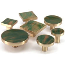 

1x Brass Cabinet Knob Wardrobe Handles Pulls Dresser Drawer Knobs Modern Kitchen Cupboard Door Handle Furniture Fittings