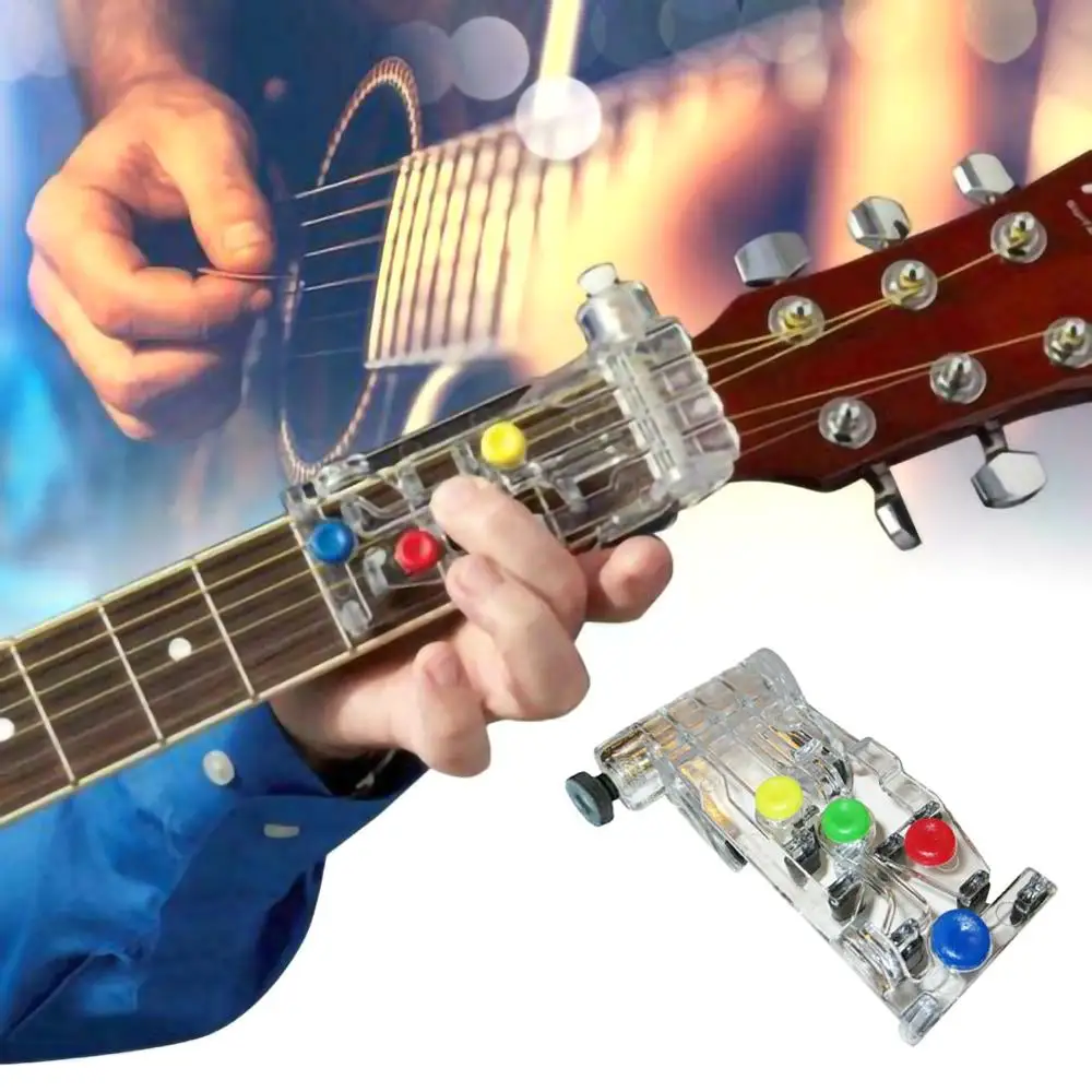 perfect Guitar Beginner Chords Teaching Aid Guitar Chord Buddy Learning System Guitar Attachment Guitar Tuners Guitar Trainer Effective Useful Learning System Tool