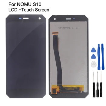 

Original LCD For NOMU S10 LCD Display Touch Screen Digitizer Repair Parts For NOMU S10 Screen LCD Display Free Tools