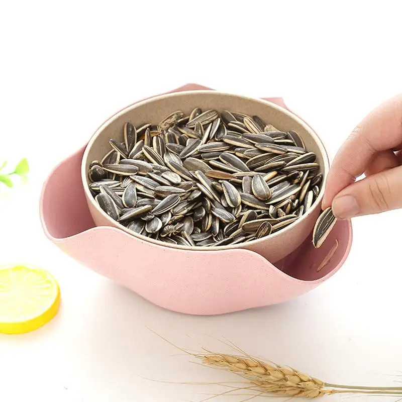 

Multifunction Dried Fruit Plate Double Layer Food Storage Tray Dessert Dish Plate Sets Tableware Accessories Kitchen Tools