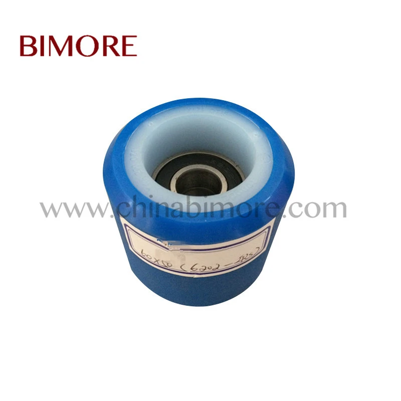 

20 Pieces XAA290CZ1 Escalator Handrail Support Chain Roller OD60mm Thickness 55mm Bearing 6202RS