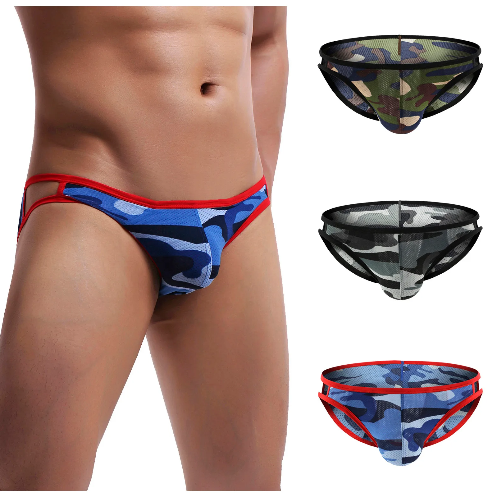 Sexy Mens Thongs G-string Underwear Gay Pouch Bulge Jockstrap Low Waist Briefs Tanga Bikinis Sissy Panties Underpants |