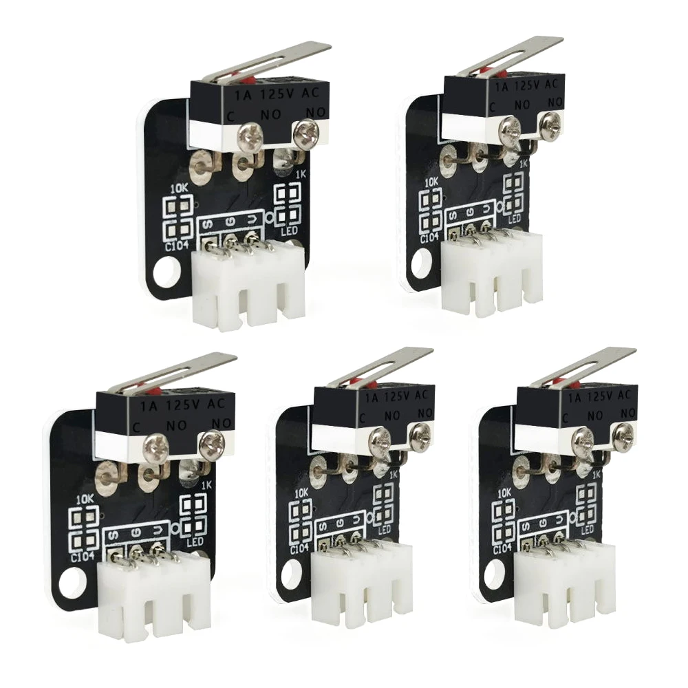 5PCS Limit Switch 3Pin N/O N/C Control  Micro Switch 3D Printer Accessories for CR-10 Series Ender 3