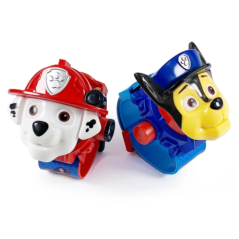 Paw Patrol набор игрушек Щенячий патруль 3D проекционные часы фигурка на день рождения Аниме Фигурка Patrulla canina для детей игрушка в подарок