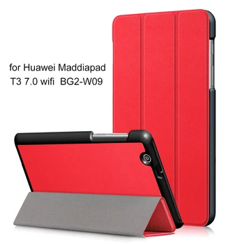 

Tri-fold Ultra Thin Anti Scratch PU Leather Protector Protective Case Durable Tablet Cover Dustpfoof For Huawei Mediapad T3