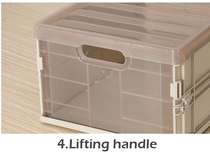 Большая складная коробка для хранения пластиковая ткань Органайзер чехол Крытая Коробка для хранения настольная коробка для хранения автомобиля шкатулка для дома ящик для посуды
