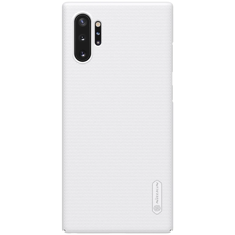 Белый Для samsung Galaxy Note 10+ 5G уникальный шероховатый чехол Nillkin Матовый Жесткий PC задняя крышка с защитой от отпечатков пальцев Жесткий PC задняя крышка телефонные чехлы - Цвет: Белый