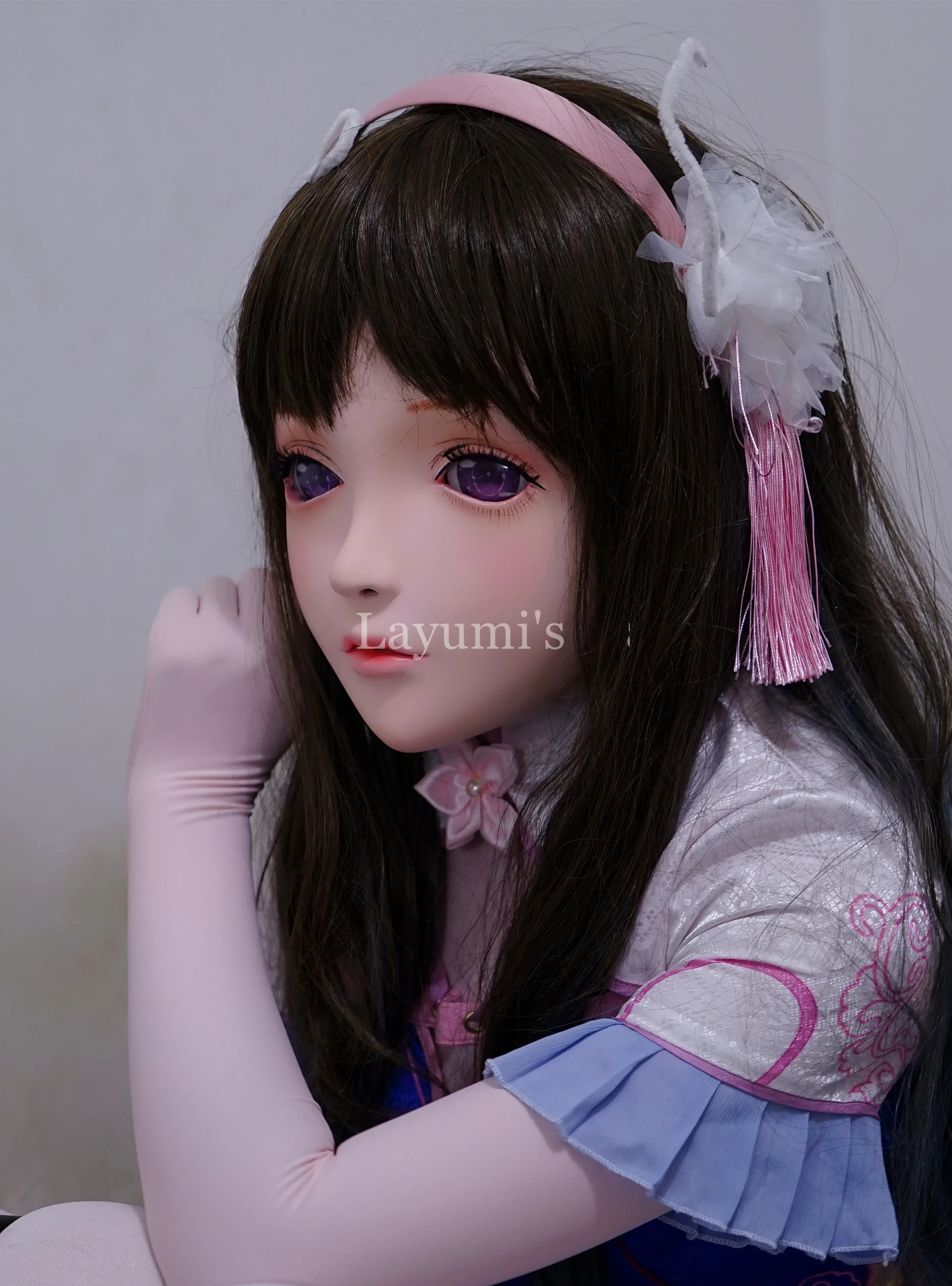 (NEW 34) силиконовая кукла BJD полуголовная маска кигуруми Трансвестит Красота