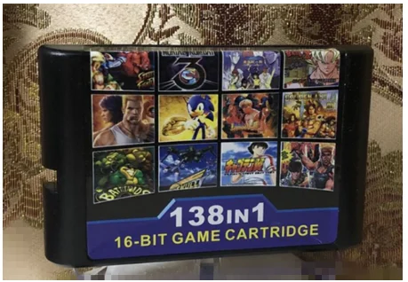 138 в 1 Горячая Коллекция игр для SEGA бытие MegaDrive 16 бит карточная игра картридж PAL и NTSC