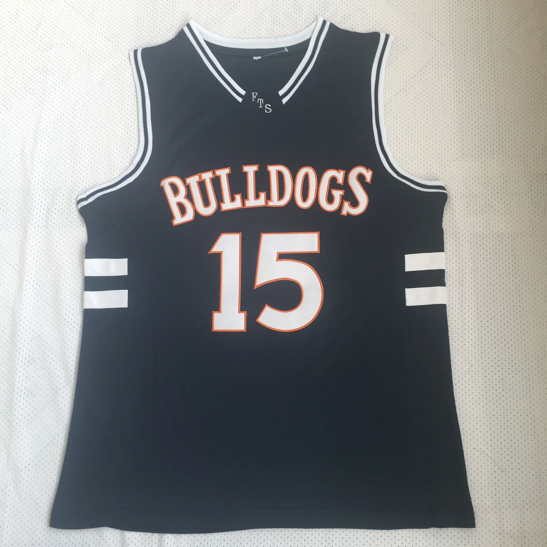 

high quality Bulldogs High School #15 J. Cole Retro throwback Basketball Jersey Embroidery Stitched