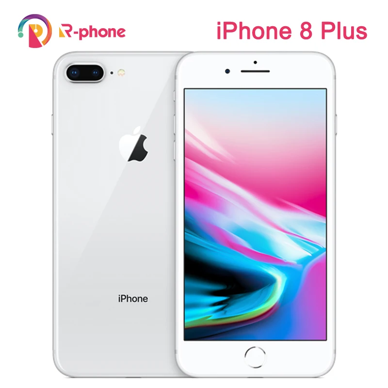 Orijinal Apple iPhone 8 artı kullanılan 99% yeni 3GB RAM 64/256GB ROM Hexa çekirdek iOS kablosuz parmak izi 4G LTE kilidi 8 P telefon