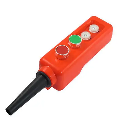 

Hoist Red Green Cap 1NO 1NC Momentary Pushbutton Switch 660V 10A