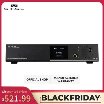 

SMSL A8 125Wx2 AK4490 768khz DSD512 XMOS HIFI ICEpower Module Audio Digital Power Amplifier/DAC/Headphone Amp Latest Solution