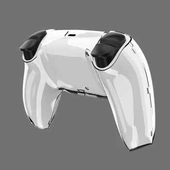 

Clear Hard Case Protective Cover Skin Shell for Sony PS5 Anti-slip Transparent PC Cover Play Station5 Console Controller Gamepad