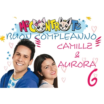 

ME CONTRO TE birthday party baby child photo background photography backdrops quality vinyl