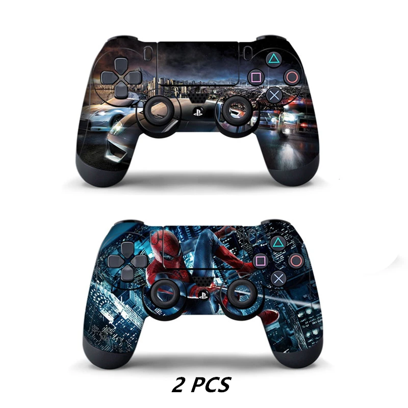 16 2PCS Защитная крышка-лягушка для PS4 контроллера для Playstation 4 Pro Slim Decal аксессуары 15 видов стилей - Цвет: 16 2PCS