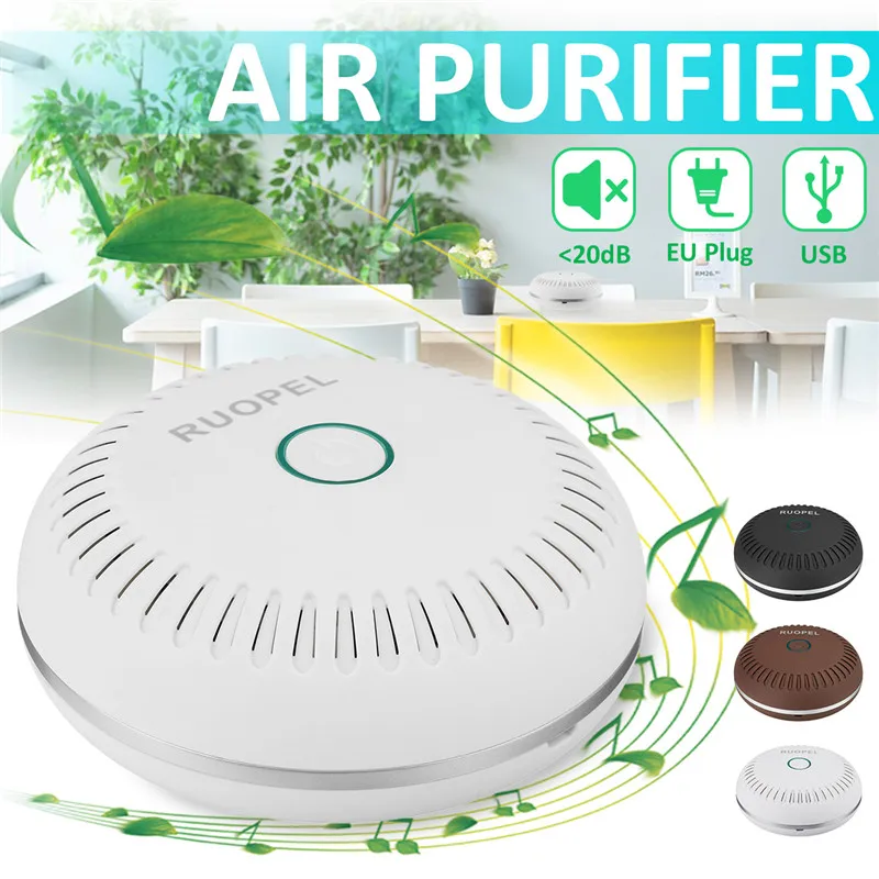 

5W Home Air Purifier Filter Freshener Anion Odor Eliminator Remove Odor Smoke for Car Home Desktop