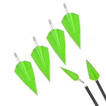 

6pcs Archery Blade Arrowhead 150 grain 2 Fixed Blades Arrowhead Compound Bow Hunting Accessories
