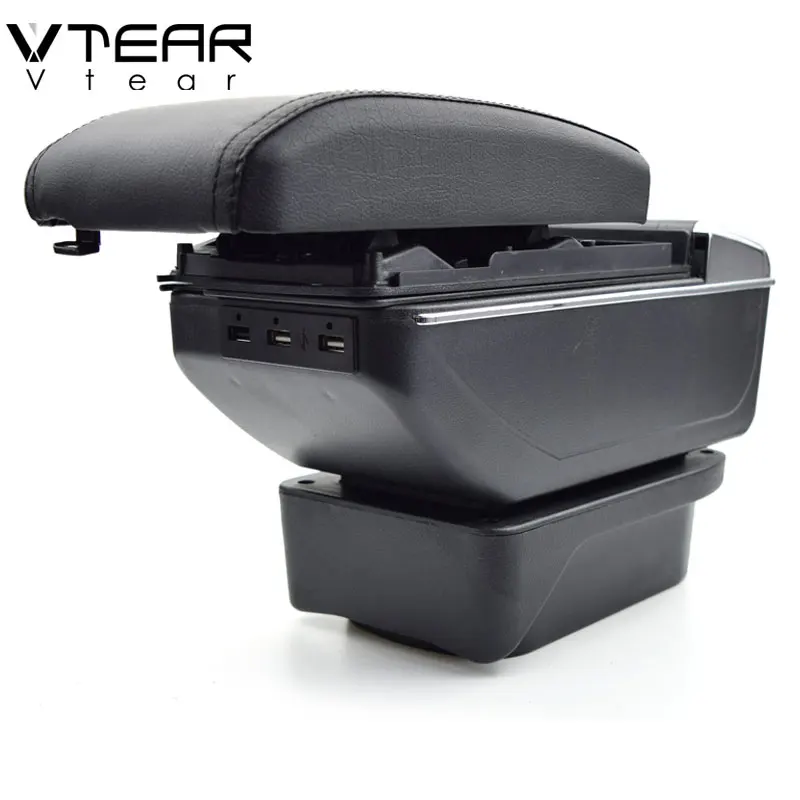 

Vtear For Toyota EZ armrest rotatable arm rest box center centre console car-styling storage modification ABS car accessories 16