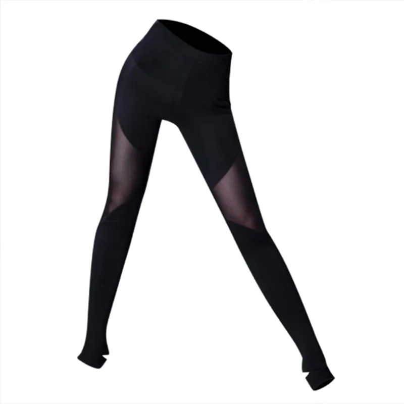 Mesh Latin Dance Pants For Women Black Practice Wear Dancer Outfits Samba Costume Tango Dance Wear Cha Cha Clothes DL7072