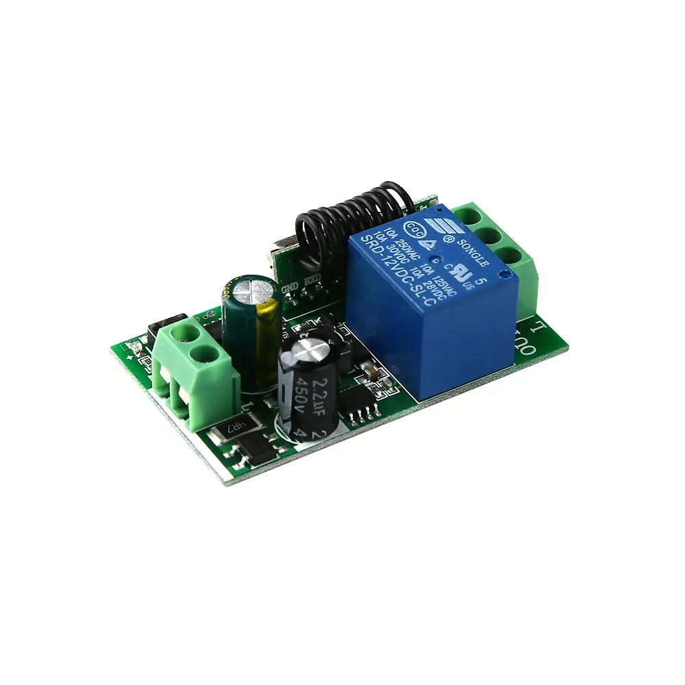 KTNNKG AC110V 220V Дистанционное Реле приемник L/N или NO/NC выход 1CH беспроводной пульт