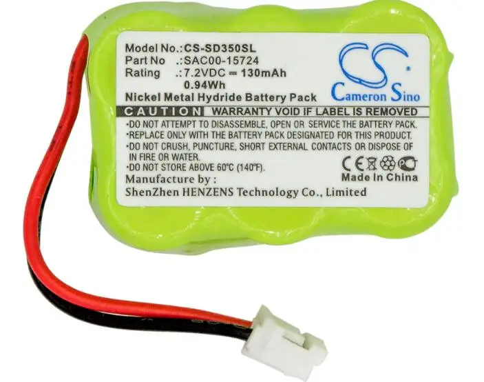 cameron sino 130mah battery for SPORTDOG FieldTrainer SD-400 SD-400S WetlandHunter CAMO YardTrainer SD-350 | Электроника