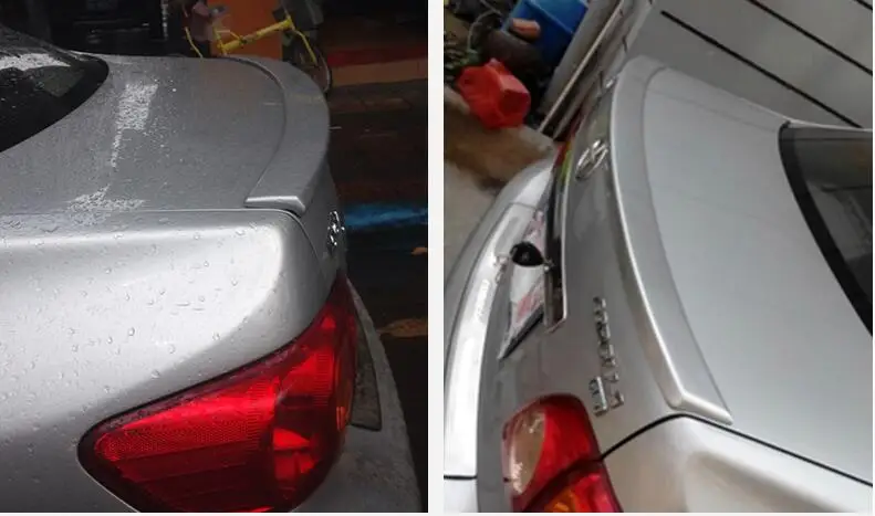 Высокое качество ABS автомобильное заднее крыло багажника выступ Спойлеры для Toyota Corolla авто аксессуары 2006-2013