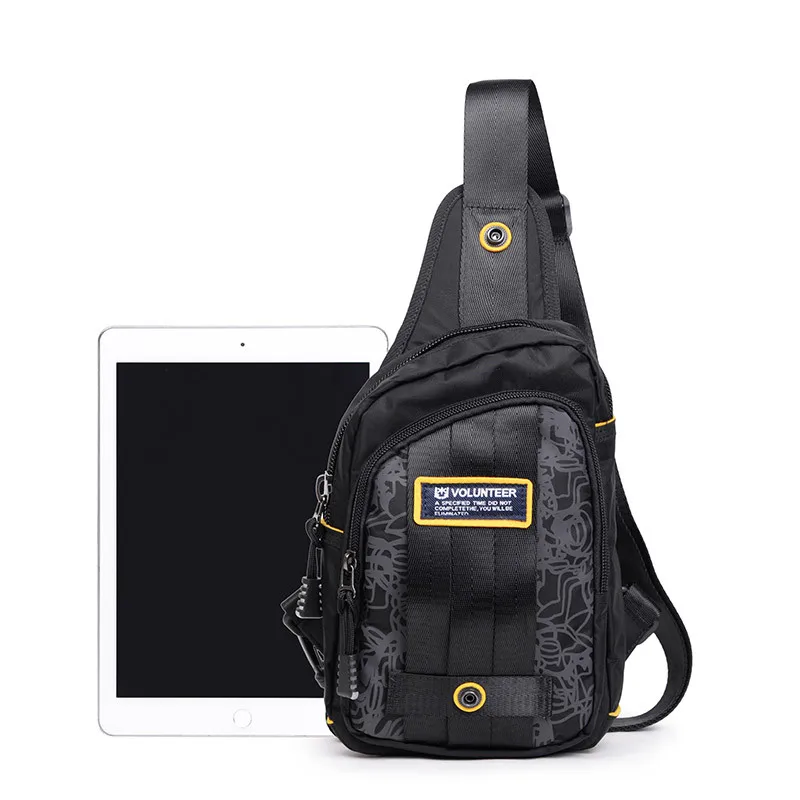 

Hua lang durr Men Anti-Theft Chest Pack Outdoor Sports Backpack Men's Oxford Cloth Bags Casual Crossbody Bag