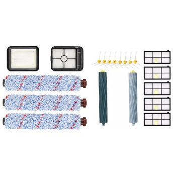 

1 Set Brush Roll Vacuum Filter & 1 Set Accessories Kit Replacement Parts Side Brushes,Filter,Rollers