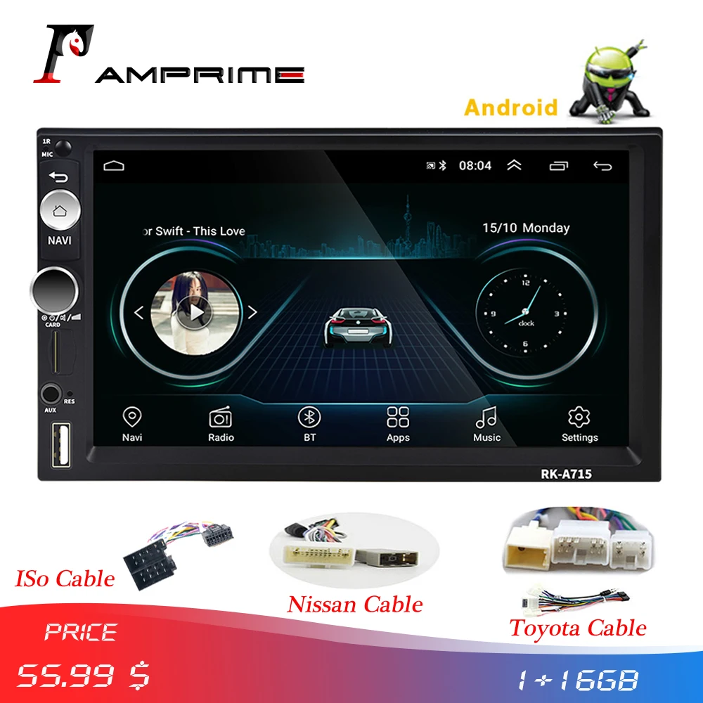 AMPrime 2din автомобильный Радио 7 AMPrime 2din автомобильный Радио 7