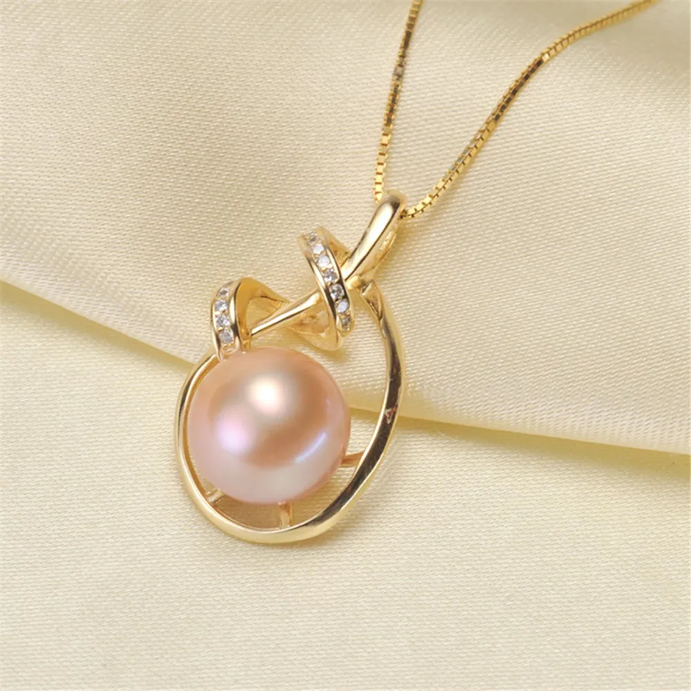 

1pcs Gold Plated Pendant Base Mussel Bead Pearl Pendant Mountings Settings diy Blank Jewelry Mountings