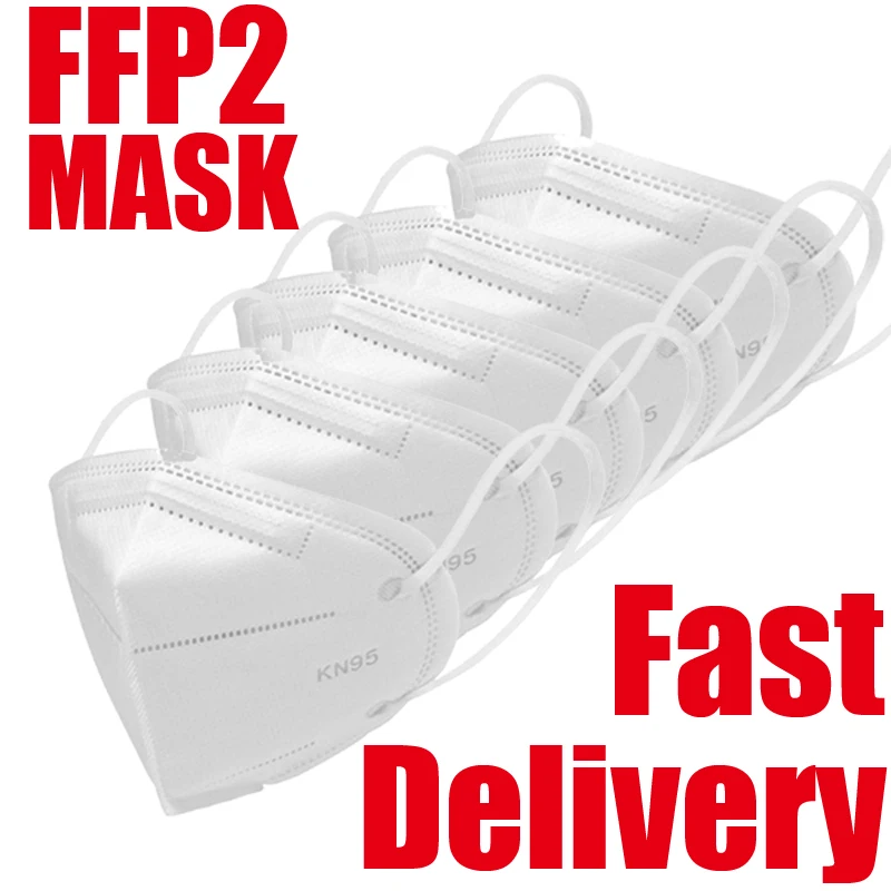 40-400pcs ffp2 Mask CE KN95 Maske Certified fpp2 Women Men Multi-layer Health Protection Mascarillas Dustproof Masque Respirator