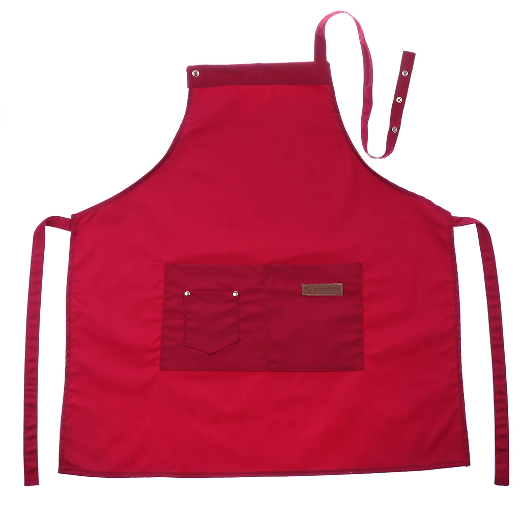 Womens Mens Aprons Stylish Cooking Aprons With 2 Front Pockets Durable and Adjustable for Kitchen Crafting BBQ Drawing Baking