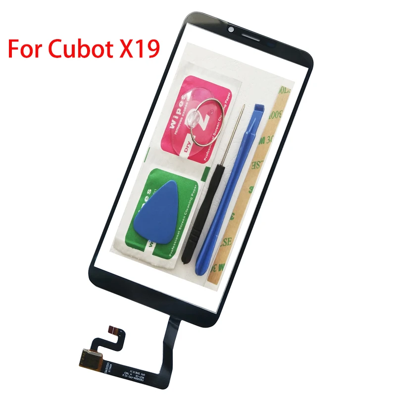 

ZUCZUG 5.93''Touch Sensitive Screen For Cubot X19 Front Touch Digitizer Panel Sensor Free Tools+Adhesive