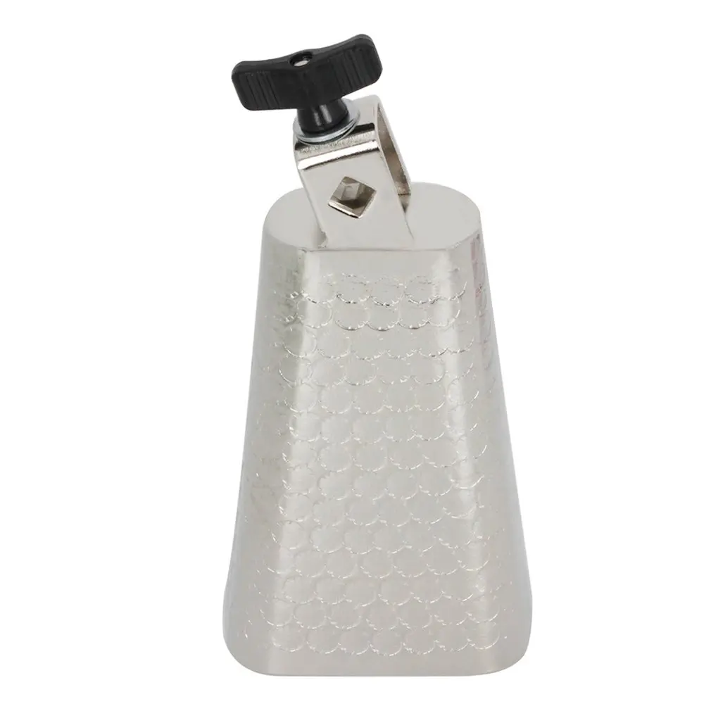 

1Pc 6" Metal Cowbell Cow Bell Mountable Mallet Percussion Instrument For Drum Kits Or Percussion Sets