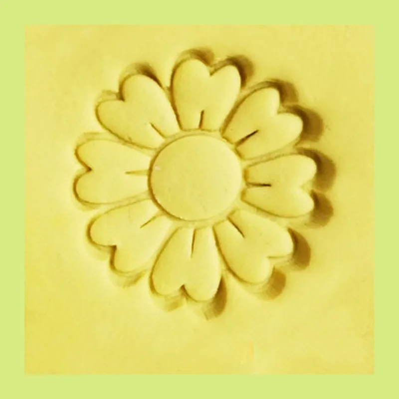 Transparent Acrylic Soap Making Stamp, Mini Rose, Sunflower Pattern, Seal Chapter, DIY, Handmade