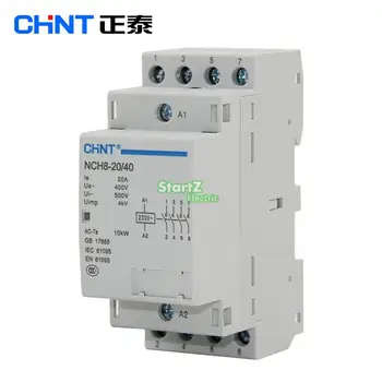 

CHNT NCH8-20/22 20A 400V 2NO 2NC Din rail Household AC Contactor