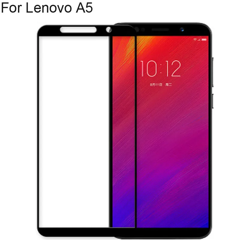 2 шт. 9D полностью изогнутая Защитная пленка для экрана lenovo A5 a5 L18011 полное покрытие