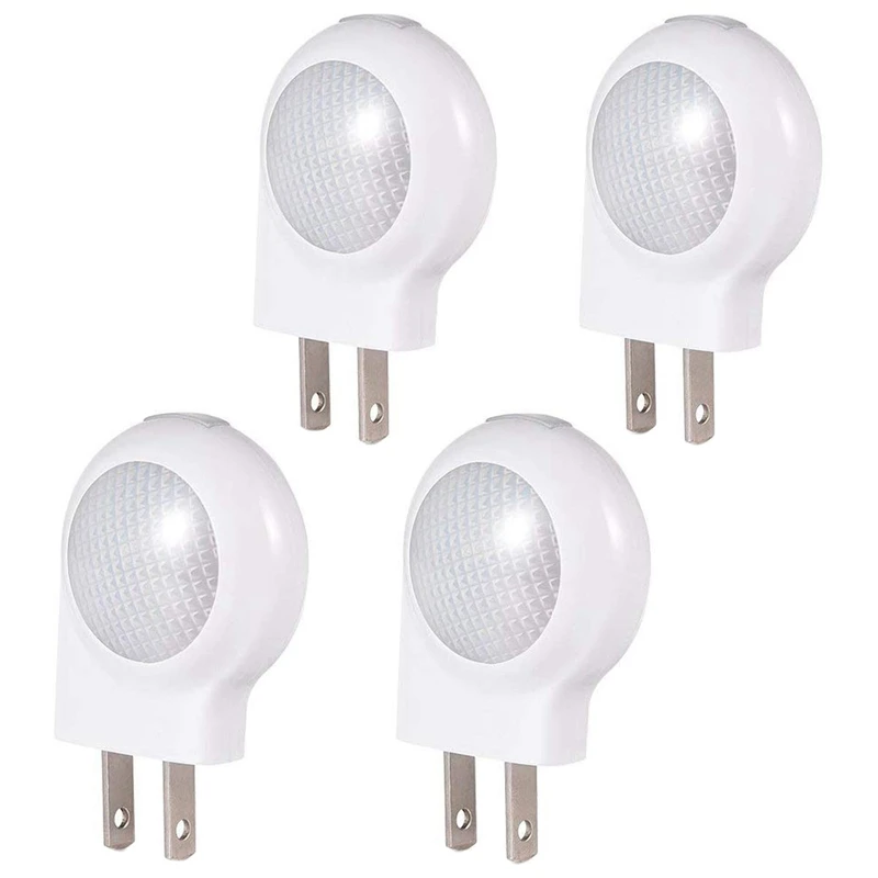 

Led Motion Sensor Night Lights Dusk-To-Dawn Sensor, Bedroom, Bathroom, Kitchen, Hallway, Stairs, Energy Efficient, Compact,4-Pac