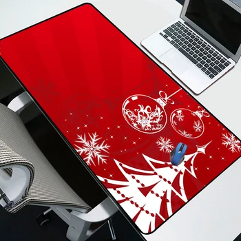 

Yuzuoan Programming Mouse Pad Christmas Thermal Transfer Office Computer Comfortable Desk Pad Game Player Control Keyboard Pad