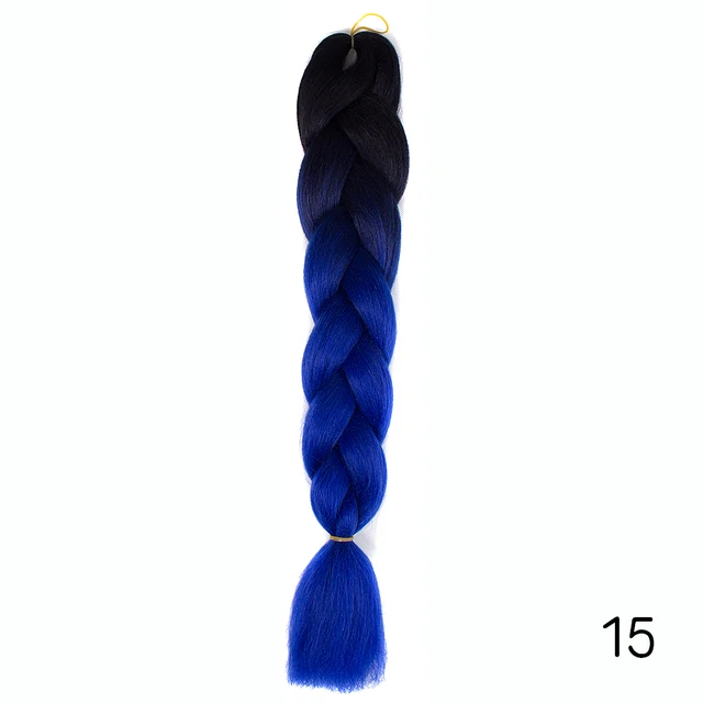 YXHAIR 100g 48 Inch Synthetic Jumbo Box Braids Expression Crochet Hair Extension for Women Pre Stretched Yaki Ombre B21