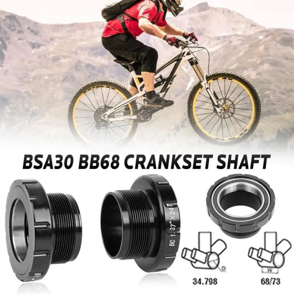Для кривошипника BB386 30 мм нижние кронштейны BSA30 BSA68 BSA резьбовые пятисторонние 68 73