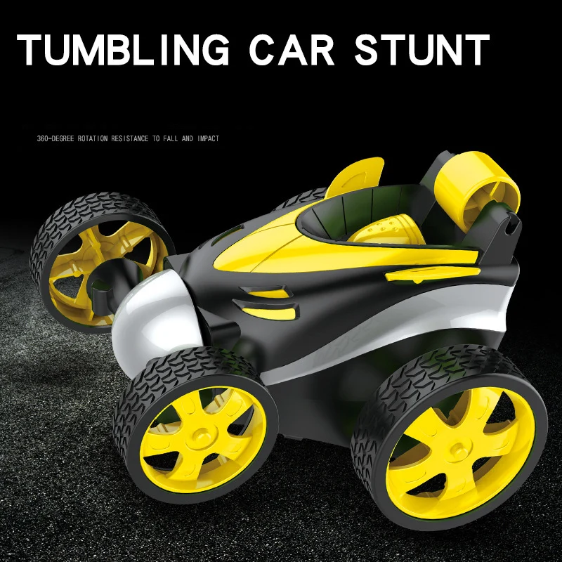 

Remote control stunt dump truck with light charging 360Â° rollover boy remote control car toy
