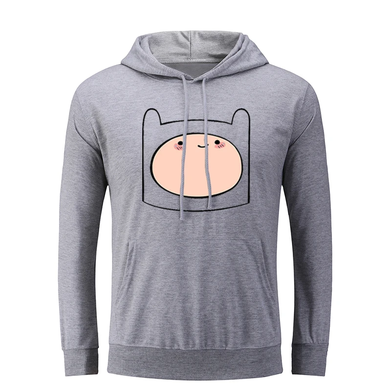 Симпатичные Beemo BMO Adventure Funny Time Hoodie FINN мужские графические толстовки струны пуловер с капюшоном Рождественский подарок - Цвет: icWM025G