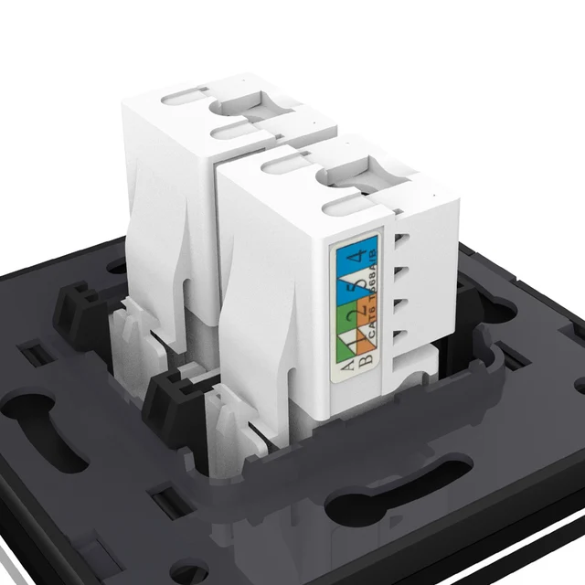 Livolo Usb Wall Socket EU standard Computer Outlet Plug Multiple CAT6 ...